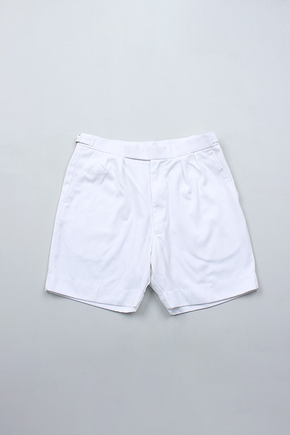 (Dead Stock) 80s British Royal Navy White Shorts (31~33)