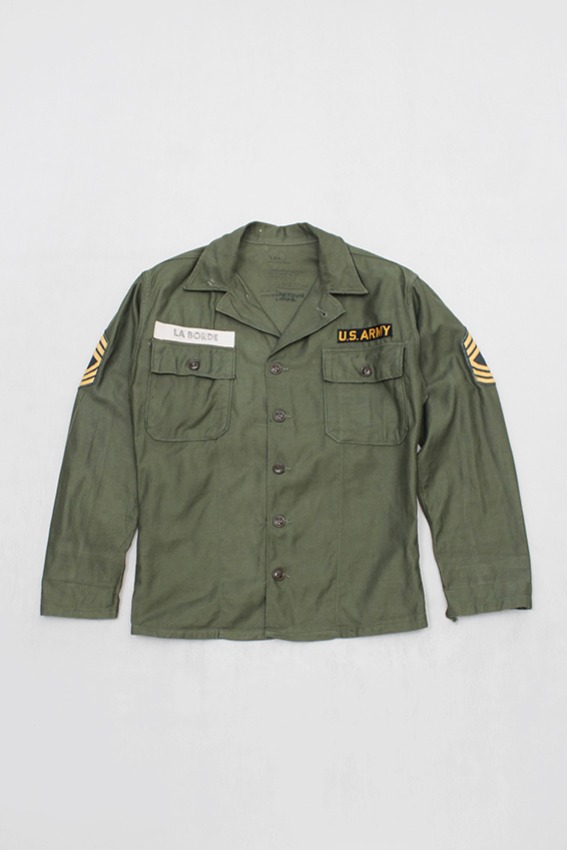 50s U.S Army M-1947 Fatigue Shirt (S)