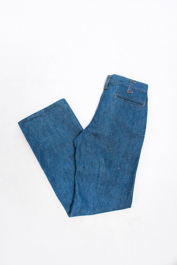 [Deadstock] 60s Lee Selvedge denim Trousers Double Loop (31x34)