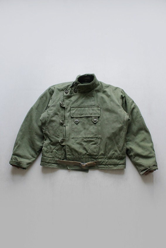 1960s, Swedish Army Motorcycle Dispatch Rider Jacket (52 Size)