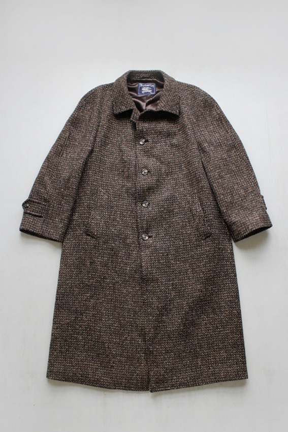 1980s, Burberrys Scotish Wool Tweed Coat (42R)