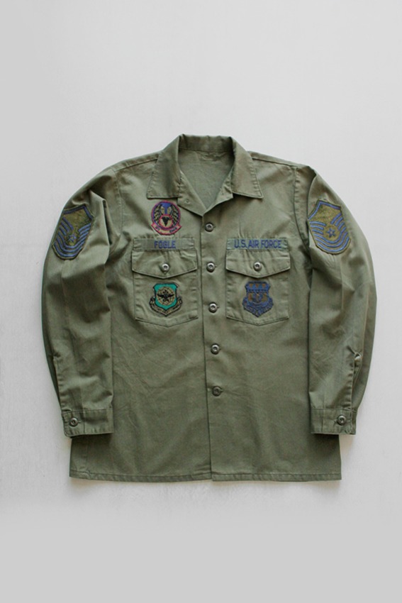 80s OG-507 Fatigue Shirt (16 1/2 x 34)