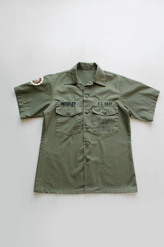 80s OG-507 Fatigue Shirt (15 1/2)