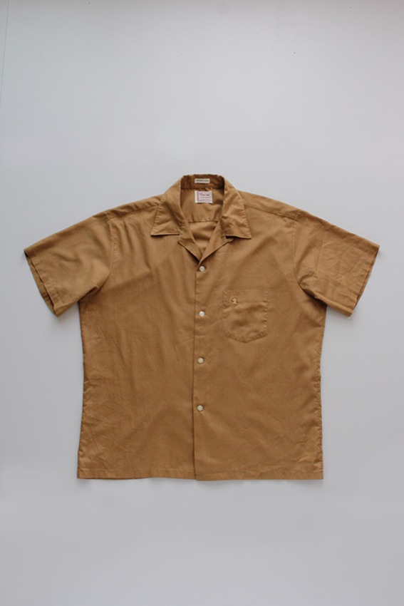 50s Pennys TOWNCRAFT Loop Collar Shirt (L)
